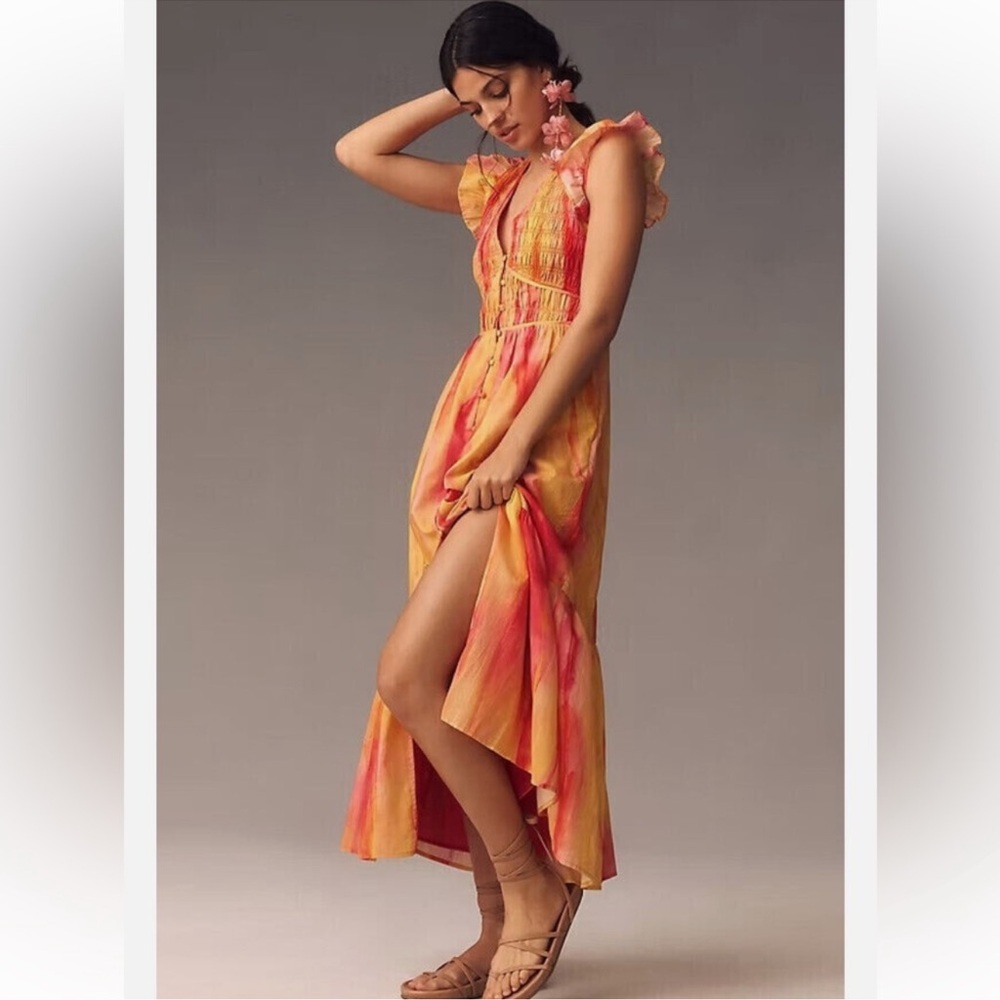 New Anthropologie Peregrine Midi Dress XXSP